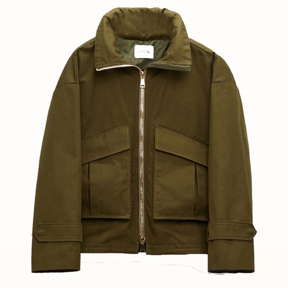DOROTHEE SCHUMACHER | Adventurous Movement Jacket - Khaki, Size 1